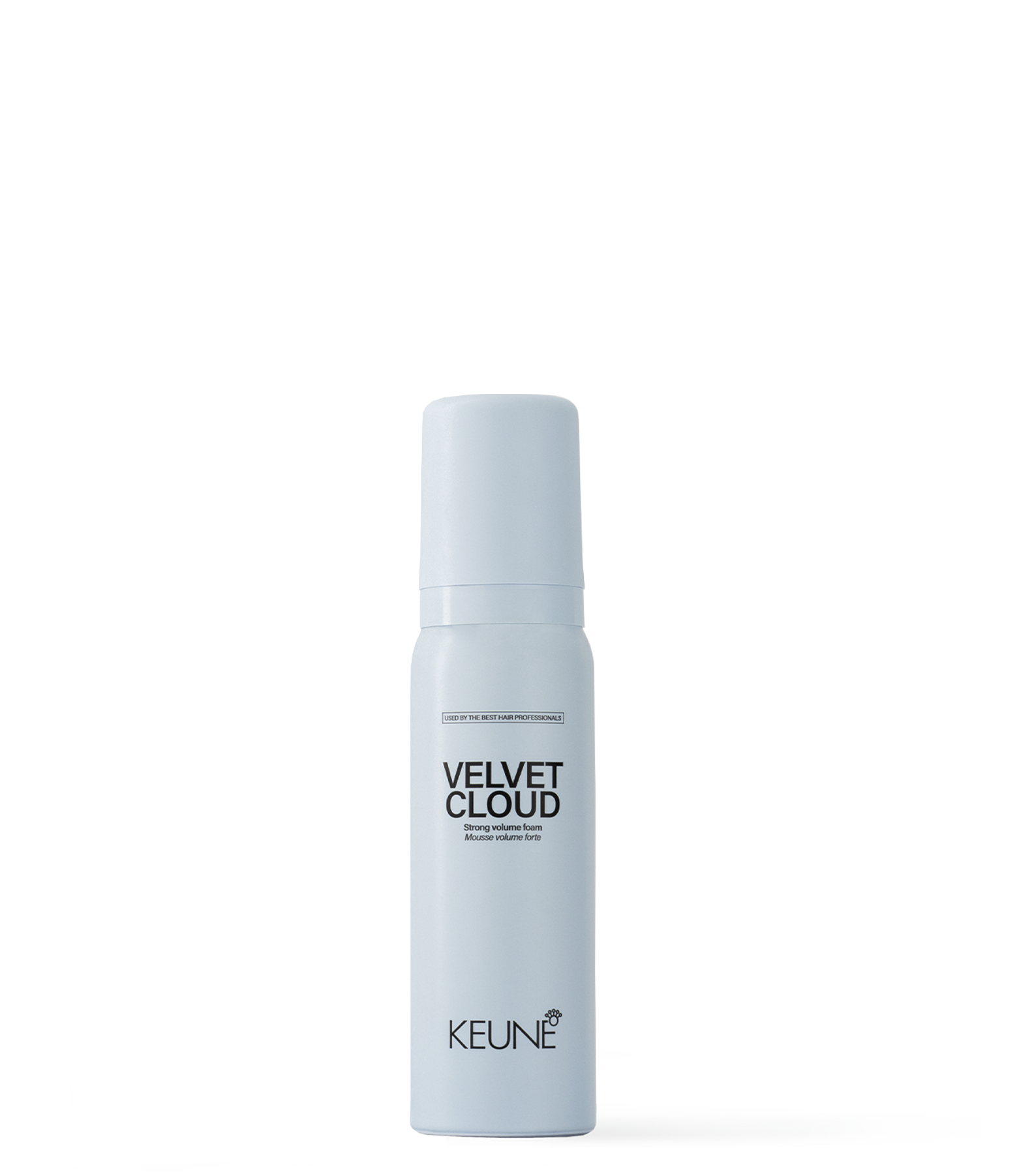 Keune Velvet Cloud - Mousse volume forte. Nourrit et protège les cheveux clairsemés tout en renforçant le volume. Parfait pour les coiffures volumineuses.